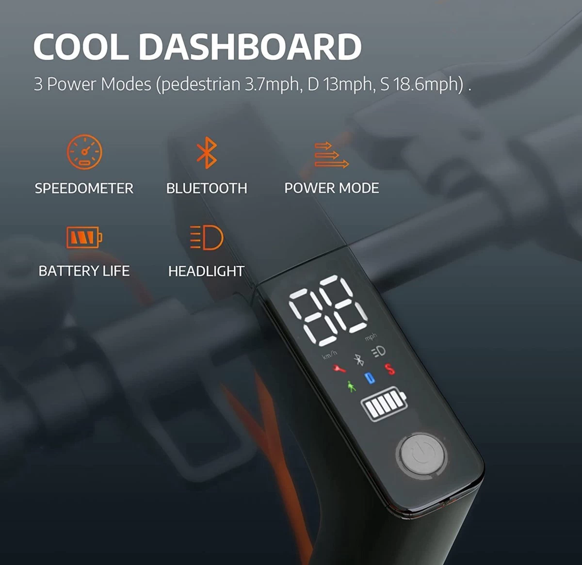 Suotu Elektrische Step R6 - 8.5" Wielen - 25km/u - 25 Bereik - Instelbaar Snelheid Via APP - Zwart 2 Suotu Elektrische Step R6 - 8.5" Wielen - 25km/u - 25 Bereik - Instelbaar Snelheid Via APP - Zwart - Afbeelding 2
