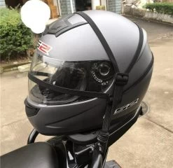 Spinbinder Voor Motor, Fiets & Scooter - Zwart - Verstelbaar Elastiek Voor Helm - Spin - Fietsbinder Met Haken - Snelbinder 60cm -Fiets Serie Winkel 1200x1166 10