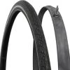 Dresco - Binnen- En Buitenband Fiets - Reflecterend - 28x1 5/8x1 3/8 - Dunlop Ventiel - 40mm