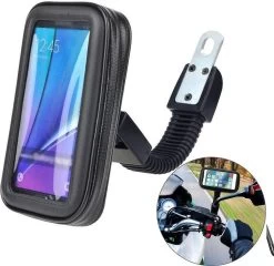 Telefoonhouder Voor Motor Fietsen En Scooters - Universele Houder Voor Mobiele Telefoons, Anti-shake En Stabiele Houder Klem Met 360 ° Rotatie Voor IPhone Samsung SmartPhone GPS Van 3,5 Tot 6.7 Inch
