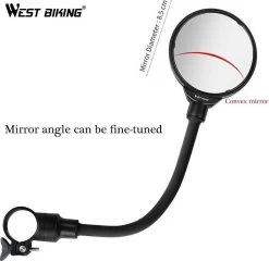 Merkloos 1 Stuk Fiets Achteruitkijkspiegel Groothoek Bolle Spiegel Mountainbike Veiligheid Spiegel Handvat Zachte Pijp 8cm -Fiets Serie Winkel 1200x1168 6
