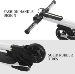 * SUPERDEAL * Techno LITE - Elektrische Step - Super Lichtgewicht - 23 Km/u - 3 Rijstanden - Opvouwbaar - Met LED Verlichting Voor & Achter - Zwart -Fiets Serie Winkel 1200x1170 16