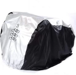 Fiets Beschermhoes - 210D + Zadelhoes + Opbergtas - Voor 2 - 3 Fietsen - Alle Weersinvloeden - 110 X 80 X 200 Cm (B*H*L) -Fiets Serie Winkel 1200x1170 2