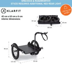 Cargo Bull Travel Aanhangwagen 40kg Fietsaanhanger Zwart/hout -Fiets Serie Winkel 1200x1171 8