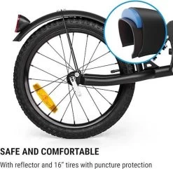 Klarfit Follower Fietsaanhanger Set - Fietskar 16" Luchtband - Aanhangwagen 35 Kg Belastbaarheid - Transporttas 120 Liter -Fiets Serie Winkel 1200x1173 5