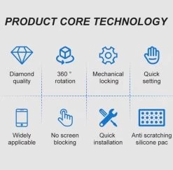 Fiets Houder Stuur - LB-565 Universele Motor Telefoonhouder, 360° Rotatie Voor IPhone 13 / 12 / 11 Pro Mini/Max/XS/XR, Samsung S21/S20/A52, Oppo, 4.7-6.8 Inch Smartphones -Fiets Serie Winkel 1200x1174 15