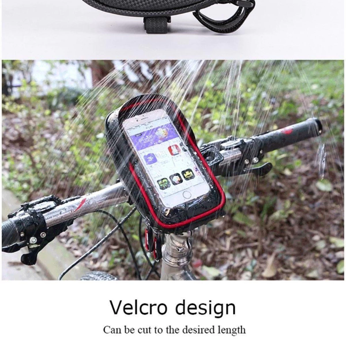 Merkloos Telefoonhouder Fiets - Universeel - Waterdicht - Opbergruimte - Tot 6 Inch 13 Merkloos Telefoonhouder Fiets - Universeel - Waterdicht - Opbergruimte - Tot 6 Inch - Afbeelding 13