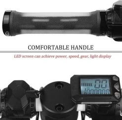 * SUPERDEAL * Techno LITE - Elektrische Step - Super Lichtgewicht - 23 Km/u - 3 Rijstanden - Opvouwbaar - Met LED Verlichting Voor & Achter - Zwart -Fiets Serie Winkel 1200x1178 18