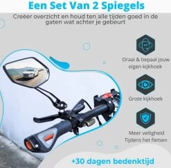 NueNext Fietsspiegel Ebike 2 Stuks – Achteruitkijk Spiegel Op Stuur – Multi-verstelbaar – 360 Rotatie - Speed-pedelec 17 NueNext Fietsspiegel Ebike 2 Stuks – Achteruitkijk Spiegel Op Stuur – Multi-verstelbaar – 360 Rotatie - Speed-pedelec -Fiets Serie Winkel 1200x1178 5