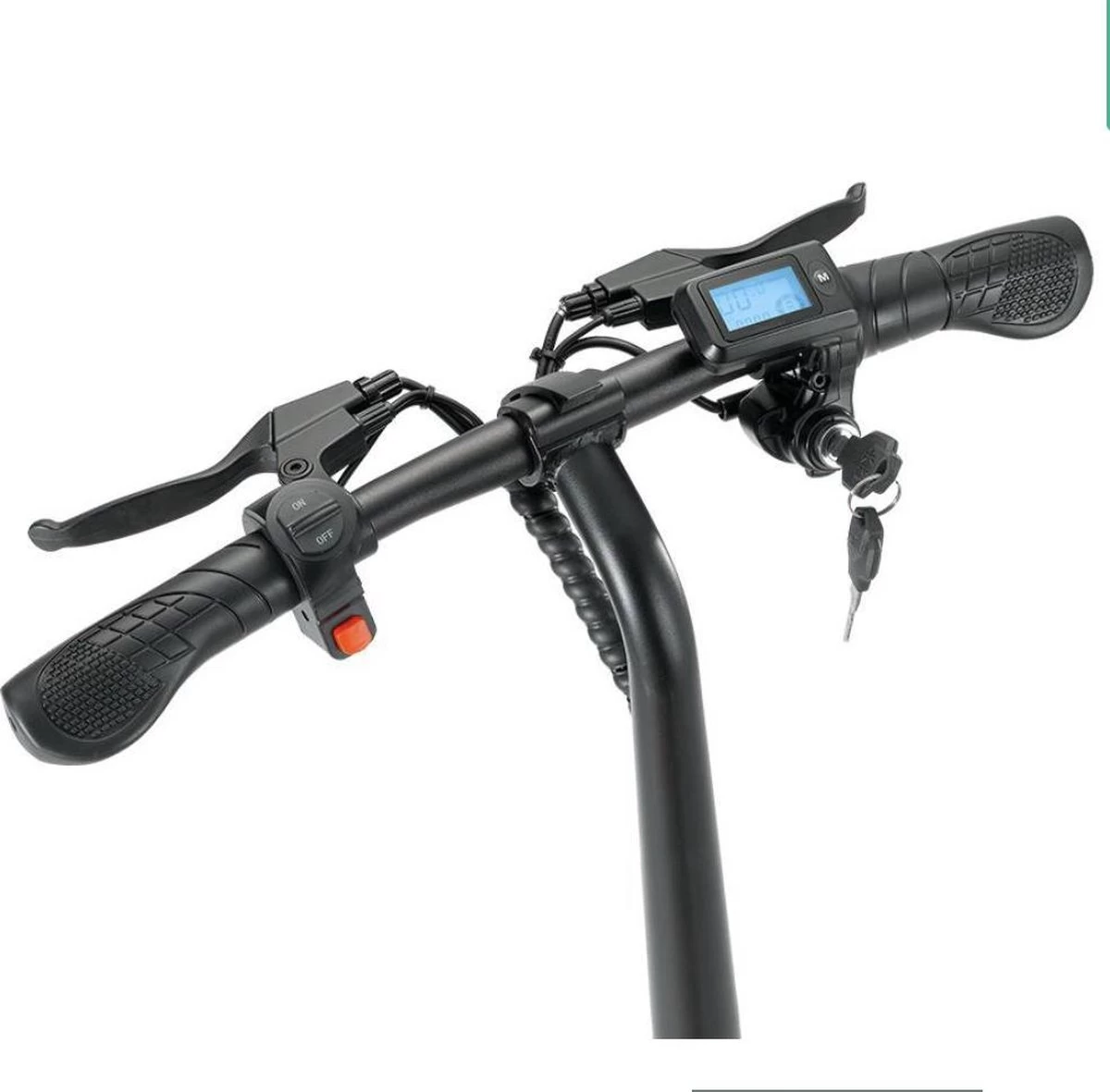 OUXI - V5 - 16 Inch - Elektrische Fiets - E Bike - Elektrische Vouwfiets - APP IOS/ Android - 500W Motor - 15Ah Lithuim Ion Batterij - Zwart 8 OUXI - V5 - 16 Inch - Elektrische Fiets - E Bike - Elektrische Vouwfiets - APP IOS/ Android - 500W Motor - 15Ah Lithuim Ion Batterij - Zwart - Afbeelding 8