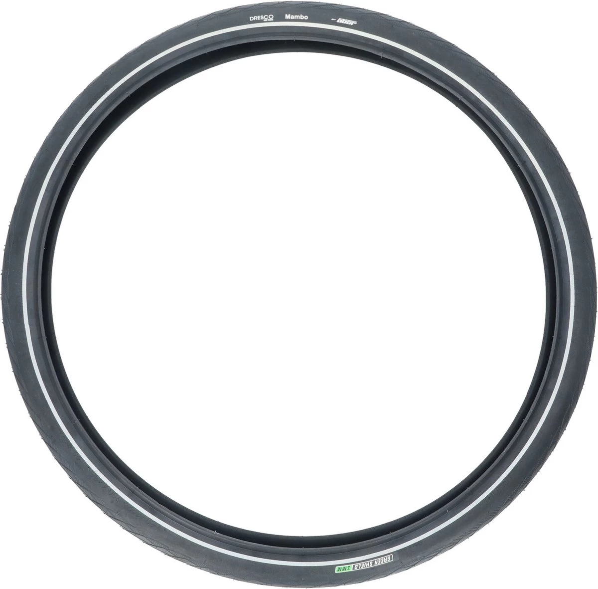 Dresco Anti-Lek Buitenband Mambo 28 X 2.00 (50-622) Reflectie Zwart 2 Dresco Anti-Lek Buitenband Mambo 28 X 2.00 (50-622) Reflectie Zwart - Afbeelding 2