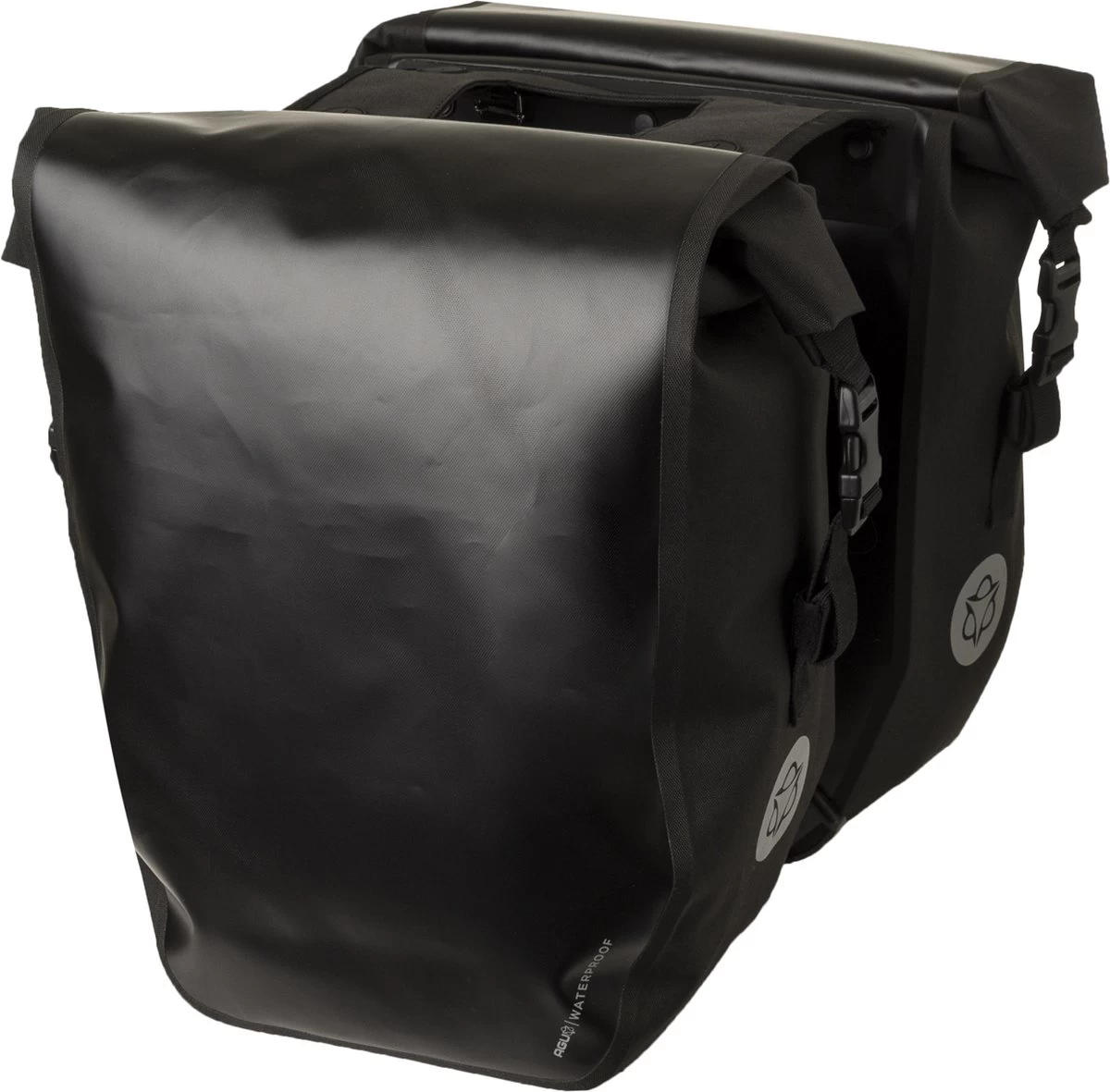 AGU Dubbele Fietstas Shelter - Zwart - 42L - Waterdicht - MIK Compatible 1 AGU Dubbele Fietstas Shelter - Zwart - 42L - Waterdicht - MIK Compatible