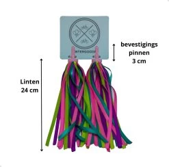 Entergoods® Stuurslingers - Fiets Versiering Kinderen - Stuurversiering Slingers - Handvat Streamers Voor Meisjes - Streamers Voor Jongens - Paars Groen Roze Franjes - 2 Stuks - 24 CM - Stuurslingers Voor Kinderfiets -Fiets Serie Winkel 1200x1184 25