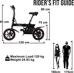 Windgoo B20 V2 - Smart E Bike - APP IOS Android - Elektrische Vouwfiets Zonder Gashandel - 250W - 14 Inch - 25 KM/H - Zwart 27 Windgoo B20 V2 - Smart E Bike - APP IOS Android - Elektrische Vouwfiets Zonder Gashandel - 250W - 14 Inch - 25 KM/H - Zwart -Fiets Serie Winkel 1200x1184 28