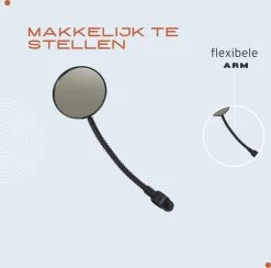 Fietsspiegel - Fietsspiegel EBike - Achteruitkijkspiegel - Flexibel - Flexibele Arm - Universele Verstelbare Fietsspiegel-Fiets Spiegel - Fietsspiegel Op Stuur - Electrische Fiets - -Fiets Serie Winkel 1200x1184 6