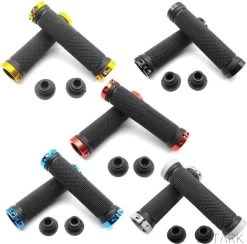 ESTARK® - Fietshandvatten - Lock-On - Handvatten - Universeel - Fiets – Mountainbike – Professioneel - Grips - Extra Grip – Fietshandvaten -Handvaten - Handig Te Monteren - Anti-slip – Fietsen – Stuur – Bikegrips – Lock-on Aanspanbaar - Zwart - LO-zw -Fiets Serie Winkel 1200x1185 10