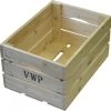Vwp Fietskrat - Hout - 40 Liter- Naturel