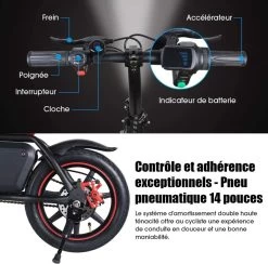 Windgoo B-20 Elektrische Vouwfiets - Snelheid 20 Km/h - 15 Km Bereik - Schijfremmen -Fiets Serie Winkel 1200x1186 14