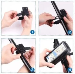 Merkloos Telefoonhouder Fiets Universeel Waterproof - Smartphonehouder O.a Iphone/Samsung - Stuurklem - Tot 7.5 Inch - Zwart Hoesje Met Doorzichtig Folie 12 Merkloos Telefoonhouder Fiets Universeel Waterproof - Smartphonehouder O.a Iphone/Samsung - Stuurklem - Tot 7.5 Inch - Zwart Hoesje Met Doorzichtig Folie -Fiets Serie Winkel 1200x1186 17