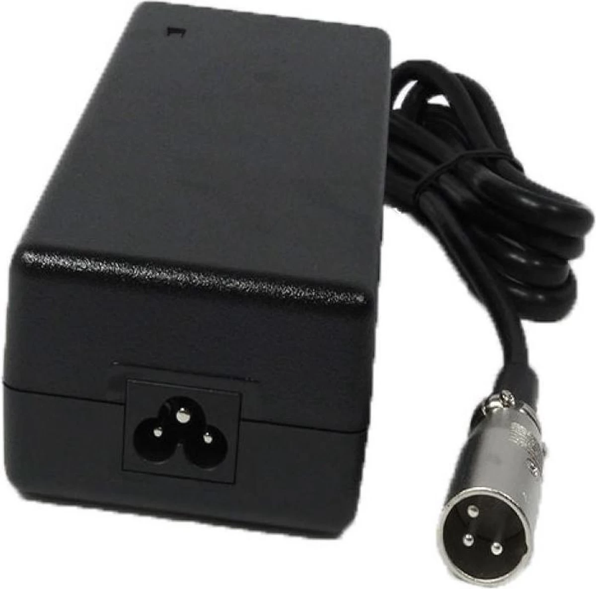 Universele Fietsaccu Lader - Elektrische Fietsoplader - 36V - 2A - Met XLR 3 Pins Stekker 3 Universele Fietsaccu Lader - Elektrische Fietsoplader - 36V - 2A - Met XLR 3 Pins Stekker - Afbeelding 3