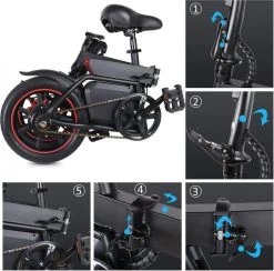 Windgoo B-20 Elektrische Vouwfiets - Snelheid 20 Km/h - 15 Km Bereik - Schijfremmen -Fiets Serie Winkel 1200x1187 4