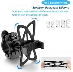 Telefoonhouder Fiets Scooter En Motor- 360 Graden Rotatie - Gsm Houder Fiets Anti Shock & Universeel Ontwerp - Fietshouder -Fiets Serie Winkel 1200x1187 7