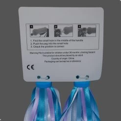 Entergoods® Stuurslingers - Fiets Versiering Kinderen - Stuurversiering Slingers - Handvat Streamers Voor Meisjes - Streamers Voor Jongens - BlauwPaarse Franjes - 2 Stuks - 24 CM - Stuurslingers Voor Kinderfiets -Fiets Serie Winkel 1200x1193 15