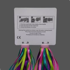 Entergoods® Stuurslingers - Fiets Versiering Kinderen - Stuurversiering Slingers - Handvat Streamers Voor Meisjes - Streamers Voor Jongens - Paars Groen Roze Franjes - 2 Stuks - 24 CM - Stuurslingers Voor Kinderfiets -Fiets Serie Winkel 1200x1193 18