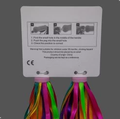 Entergoods® Stuurslingers - Fiets Versiering Kinderen - Stuurversiering Slingers - Handvat Streamers Voor Meisjes - Streamers Voor Jongens - Groen Oranje Paarse Franjes - 2 Stuks - 24 CM - Stuurslingers Voor Kinderfiets -Fiets Serie Winkel 1200x1193 9