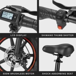 Fast Trax V1 - 14 Inch - Elektrische Fiets - E Bike - Elektrische Vouwfiets -Fiets Serie Winkel 1200x1195 8