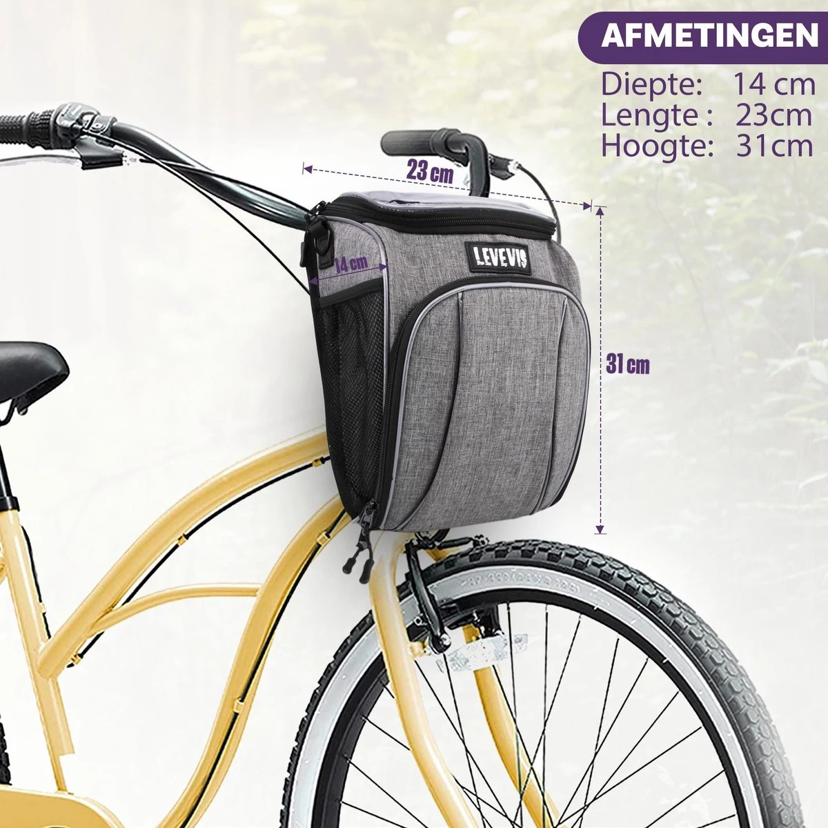Levevis: Fietstas En Schoudertas Met Smartphonehouder - Waterbestendige Stuurtas Fiets Mobielhouder Fiets - Stuurtas Enkel - Frame - Elektrische Fiets - Racefiets - Fiets Tas Stuur - 6,4 Liter - 6,7 Inch Mobielhouder. 4 Levevis: Fietstas En Schoudertas Met Smartphonehouder - Waterbestendige Stuurtas Fiets Mobielhouder Fiets - Stuurtas Enkel - Frame - Elektrische Fiets - Racefiets - Fiets Tas Stuur - 6,4 Liter - 6,7 Inch Mobielhouder. - Afbeelding 4
