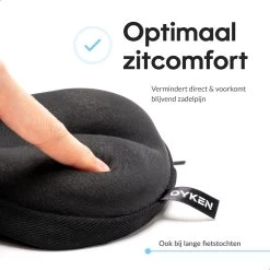 Dyken Zadelhoes Fiets Gel - Zadeldek - Universele Fietszadelhoes - Smalle Zadels - Zwart -Fiets Serie Winkel 1200x1200 1035
