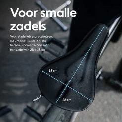 Dyken Zadelhoes Fiets Gel - Zadeldek - Universele Fietszadelhoes - Smalle Zadels - Zwart -Fiets Serie Winkel 1200x1200 1036