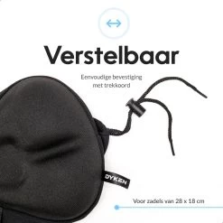 Dyken Zadelhoes Fiets Gel - Zadeldek - Universele Fietszadelhoes - Smalle Zadels - Zwart -Fiets Serie Winkel 1200x1200 1037