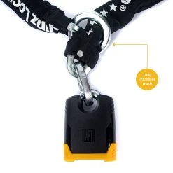 VINZ Batura Motorslot / Scooterslot / Kettingslot ART 5 - 200 Cm -Fiets Serie Winkel 1200x1200 112