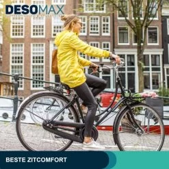 Deso All In One Fietszadel - Comfortabel Gel Zadel - Unisex - Zadelvering – Ergonomisch Design - Zwart -Fiets Serie Winkel 1200x1200 1133
