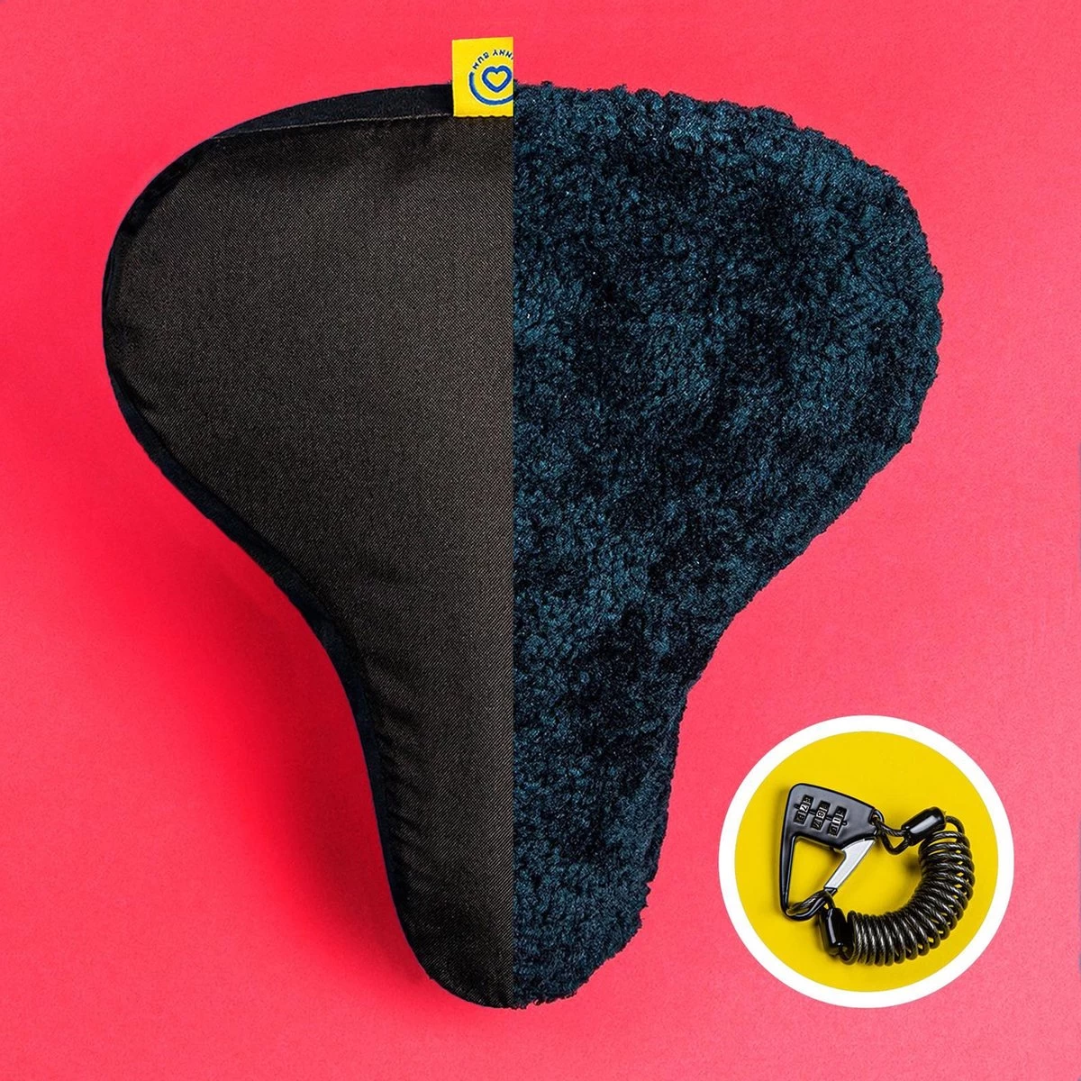 Sunny Bum Zadelhoes, Fietszadel Dames En Heren, Waterdicht En Comfortabel, Incl. Fietsslot En Veiligheidskabel, Dubbelzijdig Zadel Met Schapenvacht 1 Sunny Bum Zadelhoes, Fietszadel Dames En Heren, Waterdicht En Comfortabel, Incl. Fietsslot En Veiligheidskabel, Dubbelzijdig Zadel Met Schapenvacht