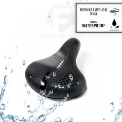 Voltano Pro Gel Fietszadel – Met Uitsparing – Zwart – Unisex - Inclusief Zadelstrop - Ergonomisch Gevormd - Elastomeer Vering -Fiets Serie Winkel 1200x1200 1173