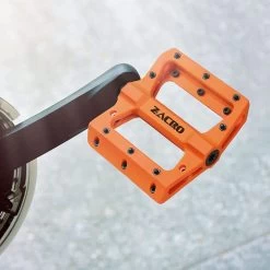 Zacro Fietspedalen - Nylon Antislip Mountainbike Pedalen - Platformpedalen - 9/16 - 2 Lagers - Antislip Waterdicht Anti Stof - Oranje -Fiets Serie Winkel 1200x1200 1241