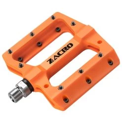 Zacro Fietspedalen - Nylon Antislip Mountainbike Pedalen - Platformpedalen - 9/16 - 2 Lagers - Antislip Waterdicht Anti Stof - Oranje -Fiets Serie Winkel 1200x1200 1242