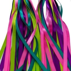 Entergoods® Stuurslingers - Fiets Versiering Kinderen - Stuurversiering Slingers - Handvat Streamers Voor Meisjes - Streamers Voor Jongens - Paars Groen Roze Franjes - 2 Stuks - 24 CM - Stuurslingers Voor Kinderfiets -Fiets Serie Winkel 1200x1200 1251