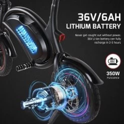 Windgoo B3 Mini-scooter - Opvouwbare Fiets - Zwart 15 Windgoo B3 Mini-scooter - Opvouwbare Fiets - Zwart -Fiets Serie Winkel 1200x1200 1276