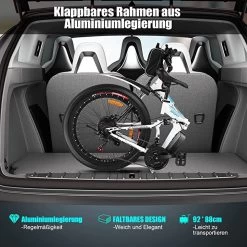 Myatu E-Bike 26-inch E-bike Voor Vrouwen En Mannen, Mountainbike Elektrische Fiets Met 36V 10.4AH Accu En Shimano 21 Versnellingen, 21 Versnellingen, Derailleur, 250 W-Zwart En Blauw -Fiets Serie Winkel 1200x1200 1361