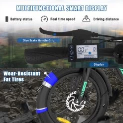 HITWAY Elektrische Fiets - E-Bike - 20 Inch- Fatbike - 250 W- Shimano 7 Versnellingen -Fiets Serie Winkel 1200x1200 1405