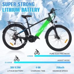 Hitway Elektrische Fiets Off-Road | Electric Mountain Bike | E-bike | 250W Motor | 26 Inch | Zwart -Fiets Serie Winkel 1200x1200 1435