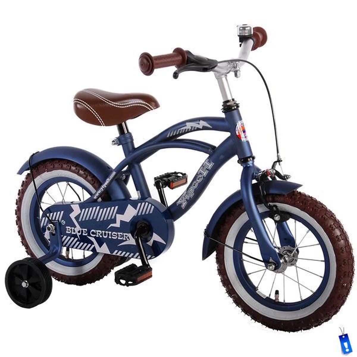 Volare Blue Cruiser Kinderfiets - Jongens - 12 Inch - Blauw - 95% Afgemonteerd 1 Volare Blue Cruiser Kinderfiets - Jongens - 12 Inch - Blauw - 95% Afgemonteerd
