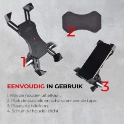 Telefoonhouder Fiets - Smartphone Telefoon Houder - Ook Voor Scooter/motor - Automatische Klikbevestiging - Universeel - 360 Graden Verstelbaar - Handsfree -Fiets Serie Winkel 1200x1200 1485