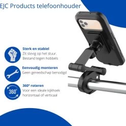 Telefoonhouder - Fiets - Motor - Gsm Houder - Waterbestendig - Universeel - EJC Products -Fiets Serie Winkel 1200x1200 1487