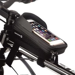 Swissten Telefoonhouder Fiets Waterdicht - Geschikt Voor O.a. IPhone 7/8/SE/X/XS/XR/11/12/13/14 - Pro/Pro Max/Mini/Plus & Diverse Samsung Smartphones Van 5.4 Tot 6.7 Inch - XL