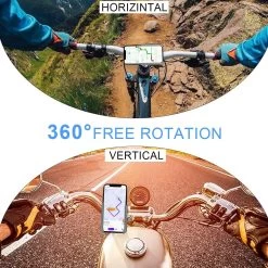 Merkloos Mobiele Telefoon Houder Fiets Aluminium Motorfiets Mobiele Telefoon Houder Met 360° Draaibare Anti-Shake Motorfiets Smartphone Houder Scooter Universeel Voor 4.0-6.8 Inch Smartphone GPS Andere Apparaten -Fiets Serie Winkel 1200x1200 1581